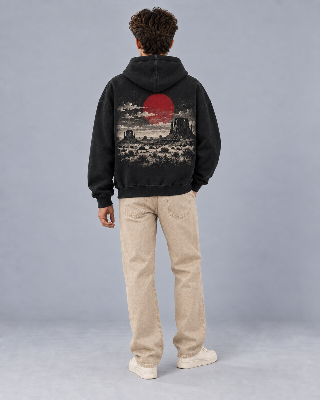 CRIMSON HORIZON HOODIE