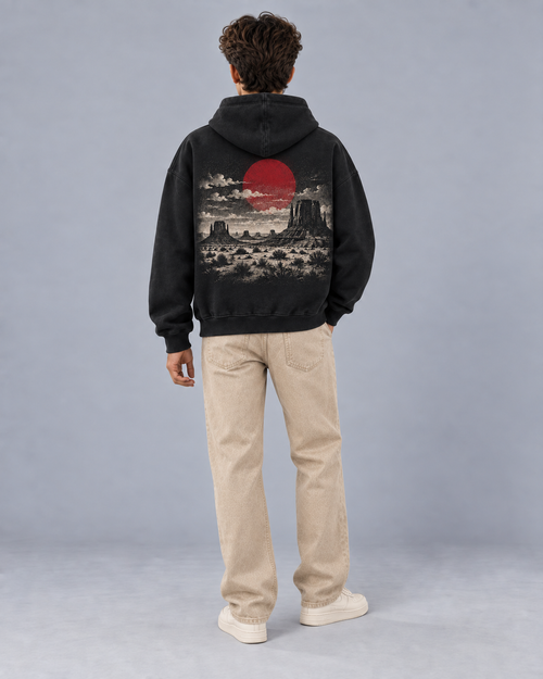 CRIMSON HORIZON HOODIE